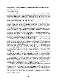 A disciplina de "Filosofia em Portugal" e o seu ensino nas universidades portuguesas / Pedro Calafate | Biblioteca Virtual Miguel de Cervantes