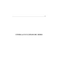 Centellas en el sótano del museo / Alberto Miralles | Biblioteca Virtual Miguel de Cervantes