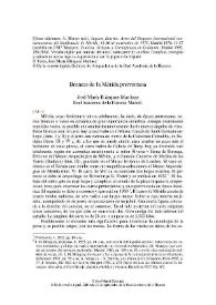 Bronces de la Mérida prerromana / José María Blázquez Martínez | Biblioteca Virtual Miguel de Cervantes