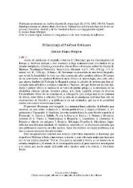 El homenaje al Profesor Robinson / Antonio Blanco Freijeiro | Biblioteca Virtual Miguel de Cervantes