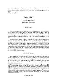 Vivir en Ilici / Lorenzo Abad Casal | Biblioteca Virtual Miguel de Cervantes