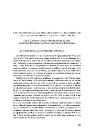 Las transferencias de aprovechamiento urbanístico en la ciudad de Salamanca (1984-2001): uso y abuso / Luis E. Espinoza Guerra y David Senabre López | Biblioteca Virtual Miguel de Cervantes