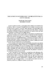 Indicadores de sostenibilidad: un instrumento para la gestión urbana | Biblioteca Virtual Miguel de Cervantes