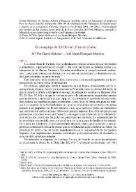 El complejo de "El Olivar", Castulo (Jaén) / M.ª Paz García-Gelabert y José María Blázquez Martínez | Biblioteca Virtual Miguel de Cervantes