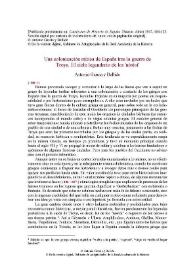Una colonización mítica de España tras la guerra de Troya. El ciclo legendario de los "nostoi" / Antonio García y Bellido | Biblioteca Virtual Miguel de Cervantes