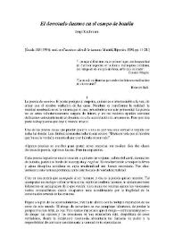 El derrotado duerme en el campo de batalla / Jorge Riechmann | Biblioteca Virtual Miguel de Cervantes