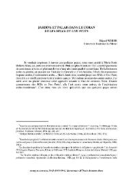 Jardins et palais dans le Coran et "Les Mille et une Nuits" / Edgard Weber | Biblioteca Virtual Miguel de Cervantes