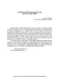 Un poeta menor del siglo V/XI: Abu Ya far b. Yury / Teresa Garulo | Biblioteca Virtual Miguel de Cervantes