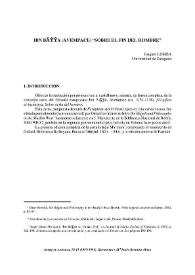 Ibn Bayya (Avempace): "Sobre el fin del hombre" / Joaquín Lomba | Biblioteca Virtual Miguel de Cervantes