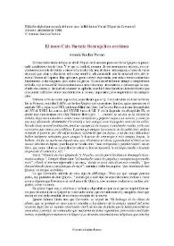 El moro Cide Hamete Benengeli es cristiano / Antonio Sánchez Portero | Biblioteca Virtual Miguel de Cervantes