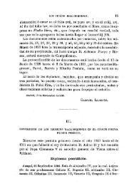 Privilegios de los hebreos mallorquines en el Códice Pueyo. Primer periodo / Fidel Fita, Gabriel Llabrés | Biblioteca Virtual Miguel de Cervantes