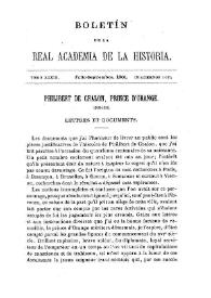 Philibert de Chalon, prince d'Orange. 1502-1530. Lettres et documents / Ulysse Robert | Biblioteca Virtual Miguel de Cervantes
