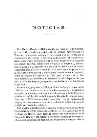 Noticias. Boletín de la Real Academia de la Historia. Tomo 40 (mayo 1902). Cuaderno V | Biblioteca Virtual Miguel de Cervantes