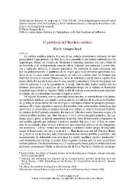 El problema del Neolítico nórdico / Martín Almagro Basch | Biblioteca Virtual Miguel de Cervantes