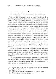 La epigrafía latina en la provincia de Orense / Fidel Fita | Biblioteca Virtual Miguel de Cervantes
