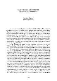 Traductores españoles de "Le Méchant" de Gresset / Patrizia Garelli | Biblioteca Virtual Miguel de Cervantes