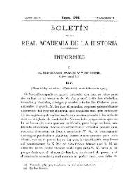 EL Emperador Carlos V y su corte. (1522-1539) [147] / A. Rodríguez Villa | Biblioteca Virtual Miguel de Cervantes