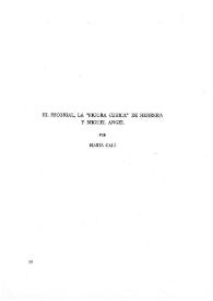 El Escorial, la "Figura cúbica" de Herrera y Miguel Ángel / María Calí | Biblioteca Virtual Miguel de Cervantes