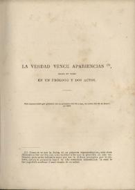 La verdad vence apariencias : drama en verso en un prólogo y dos actos / Gertrudis Gómez de Avellaneda | Biblioteca Virtual Miguel de Cervantes