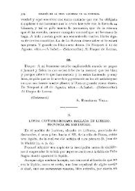 Lápida cántabro-romana hallada en Luriezo, provincia de Santander / Eduardo Jusué | Biblioteca Virtual Miguel de Cervantes
