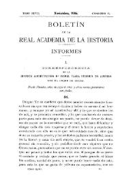 Correspondencia de la Infanta Archiduquesa D.ª Isabel Clara Eugenia de Austria  con el Duque de Lerma : Desde Flandes, años de 1599 a 1607 y otras cartas posteriores sin fecha (Continuación) [Cartas 34-56] / A. Rodríguez Villa | Biblioteca Virtual Miguel de Cervantes