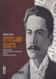 Epistolario selecto / Rubén Darío; selección y notas Pedro Pablo Zegers y Thomas Harris, prólogo Eduardo Arellano | Biblioteca Virtual Miguel de Cervantes