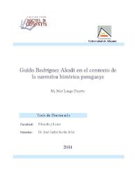 Guido Rodríguez Alcalá, en el contexto de la narrativa histórica paraguaya / M. Mar Langa Pizarro ; director José Carlos Rovira Soler  | Biblioteca Virtual Miguel de Cervantes