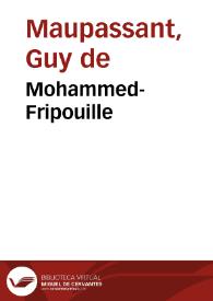 Mohammed-Fripouille / Guy de Maupassant | Biblioteca Virtual Miguel de Cervantes