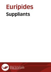 Suppliants / Euripides | Biblioteca Virtual Miguel de Cervantes