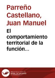 El comportamiento territorial de la función residencial en las áreas metropolitanas:el caso de Las Palmas de Gran Canaria / Juan Manuel Parreño Castellano | Biblioteca Virtual Miguel de Cervantes