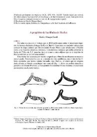 A propósito de las fíbulas de Huelva / Martín Almagro Basch | Biblioteca Virtual Miguel de Cervantes