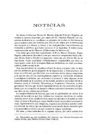 Noticias. Boletín de la Real Academia de la Historia, tomo 54 (marzo 1909). Cuaderno III / [Fidel Fita] | Biblioteca Virtual Miguel de Cervantes