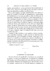 Elementos de Geografía / [reseña] Ricardo Beltrán Rózpide | Biblioteca Virtual Miguel de Cervantes