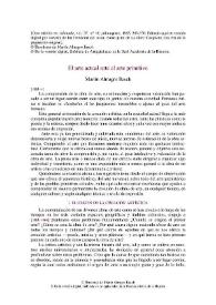 El arte actual ante el arte primitivo / Martín Almagro Basch | Biblioteca Virtual Miguel de Cervantes