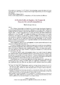 El Pic dels Corbs, de Sagunto, y los Campos de Urnas del NE. de la Península Ibérica / Martín Almagro Gorbea | Biblioteca Virtual Miguel de Cervantes