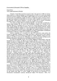 "In Memoriam" de Fernando T. Pérez González | Biblioteca Virtual Miguel de Cervantes