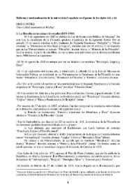Reforma y modernización de la universidad española en el gozne de los siglos XIX y XX / Diego Núñez | Biblioteca Virtual Miguel de Cervantes