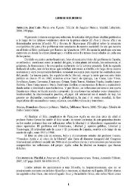 Revista de Hispanismo Filosófico. Información sobre investigación y actividades | Biblioteca Virtual Miguel de Cervantes