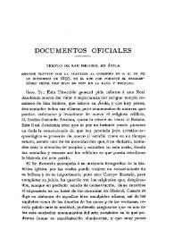 Templo de San Isidoro, en Ávila / El secretario accidental, Cesáreo Fernández-Duro | Biblioteca Virtual Miguel de Cervantes