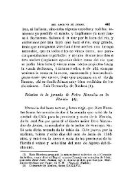 Relación de la jornada de Pedro Menéndez en la Florida (2) / Francisco López de Mendoza Grajales | Biblioteca Virtual Miguel de Cervantes