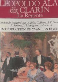 Introduction [Traducción francesa de La Regenta] / Yvan Lissorgues | Biblioteca Virtual Miguel de Cervantes