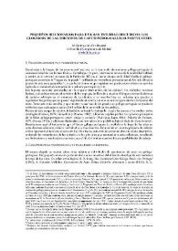 Pequeños diccionarios para un gran universo discursivo: los glosarios de las ediciones de cancioneros gallego-portugueses / Mª Gimena del Río Riande | Biblioteca Virtual Miguel de Cervantes