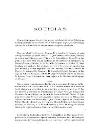 Noticias. Boletín de la Real Academia de la Historia, tomo 69 (julio-agosto 1916). Cuadernos I-II / J.P.de G. | Biblioteca Virtual Miguel de Cervantes