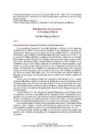 Introducción a los escenarios en la antigua Grecia / José María Blázquez Martínez | Biblioteca Virtual Miguel de Cervantes