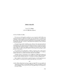 Bibliografía de Baltasar Gracián anterior al IV Centenario / María Elena Cantarino Suñer | Biblioteca Virtual Miguel de Cervantes