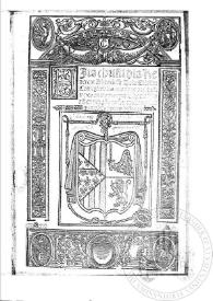 Vita Christi / d' la Reuerent Abbadessa Dela Trinitat; Corregit ab les cotacions nouame[n]t tretes en los marges ... | Biblioteca Virtual Miguel de Cervantes