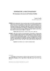 Bondad de la racionalidad : un homenaje a la memoria de Norberto Bobbio / Agustín Squella | Biblioteca Virtual Miguel de Cervantes