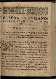 El serafin humano | Biblioteca Virtual Miguel de Cervantes