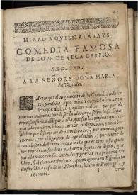 Mirad a quien alabays | Biblioteca Virtual Miguel de Cervantes