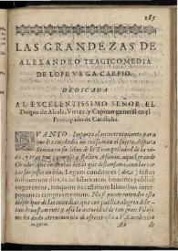 Las grandezas de Alexandro | Biblioteca Virtual Miguel de Cervantes